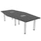 Skutchi Designs 45 in W, 96 in L, 29 in H, Engineered Wood Top, Grey H-HEXIR4693-PT-AN-EL - alternate 1